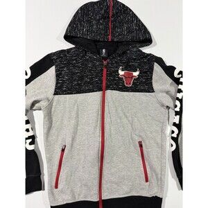 Chicago Bulls NBA Jacket S Black/Gray/Red Basketball
